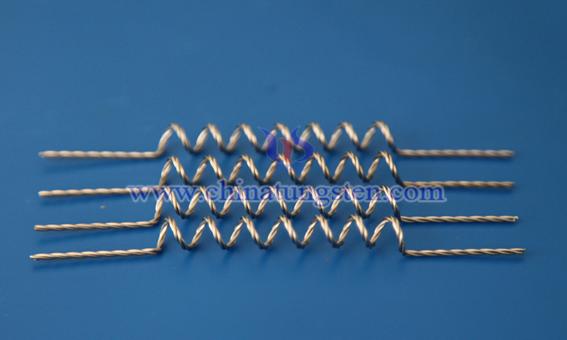 coiled tungsten heater picture