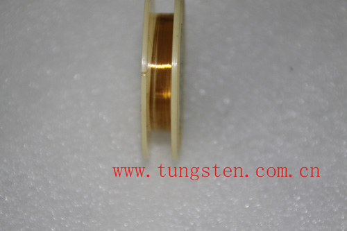 gold plated tungsten wire