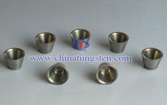 spinning tungsten crucible