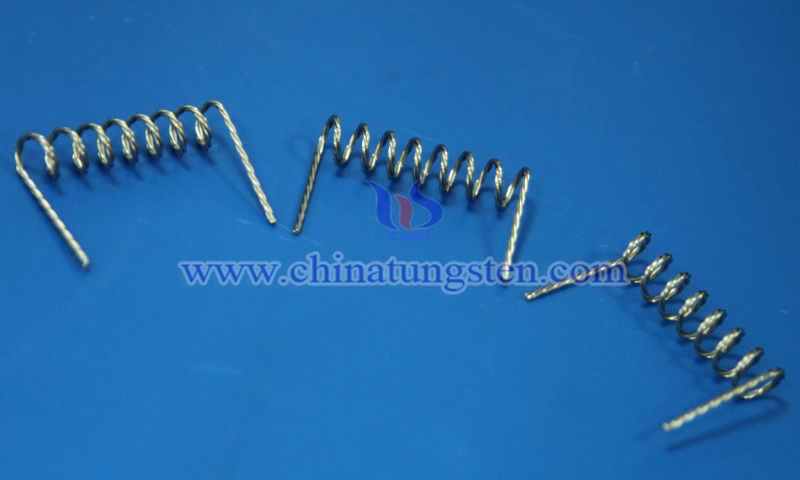 triple-strand twisted tungsten heater picture