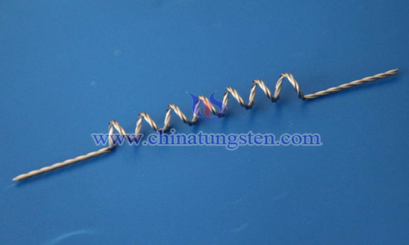 tungsten heater in cathode heating picture