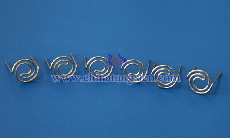 tungsten heater in filament picture