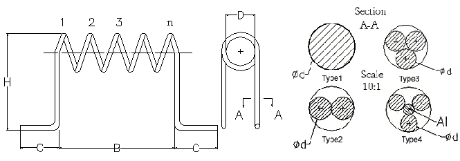 tungsten heater drawing tungsten heater