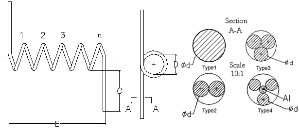 tungsten heater drawing tungsten heater