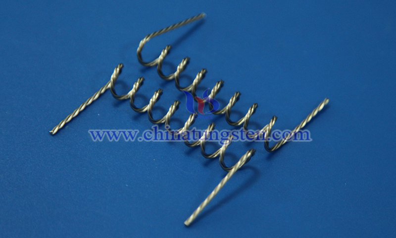 tungsten twisted wire heater picture